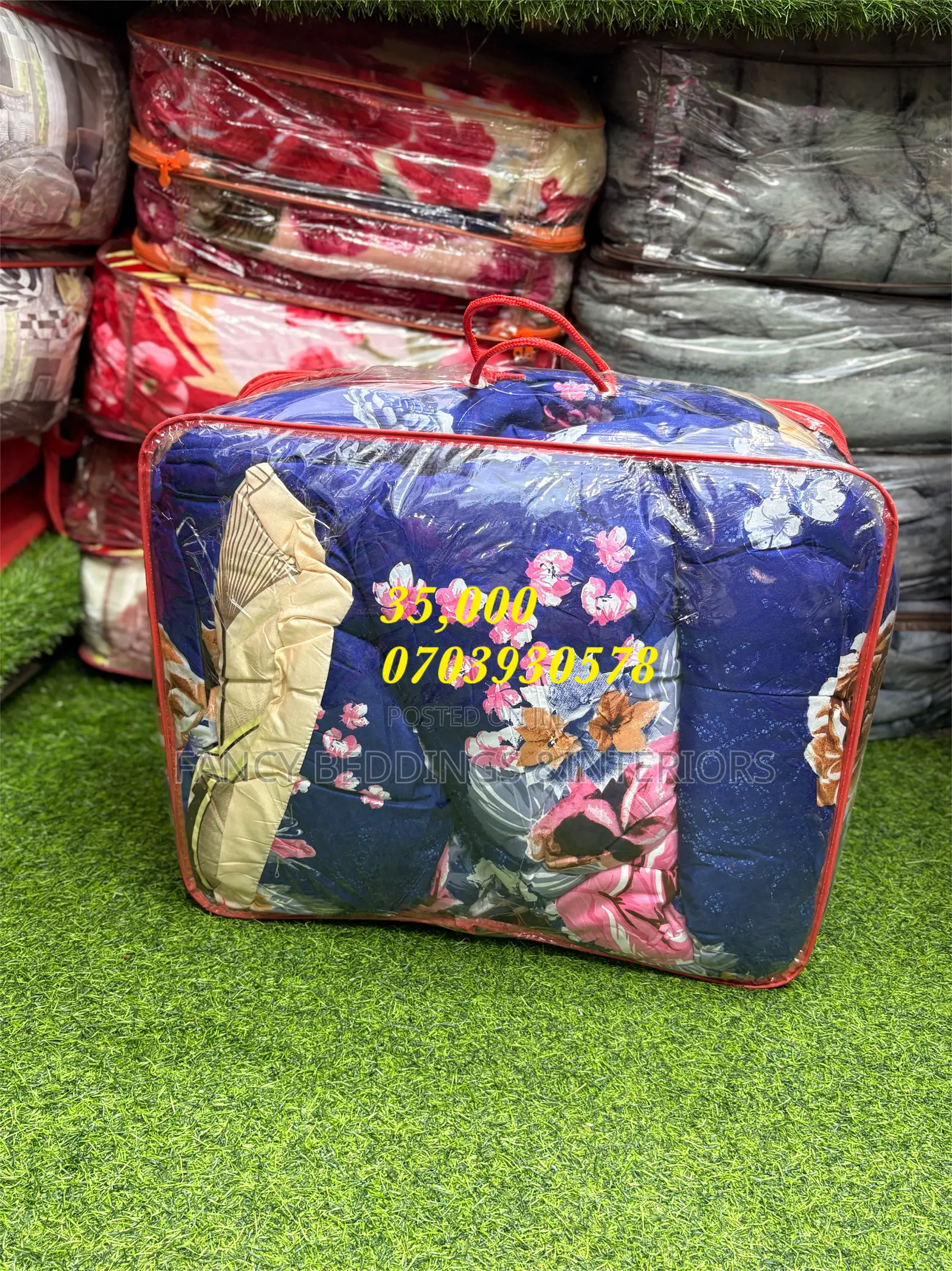 Cotton Bedcover Four Piece 5*6 (Multi Color).