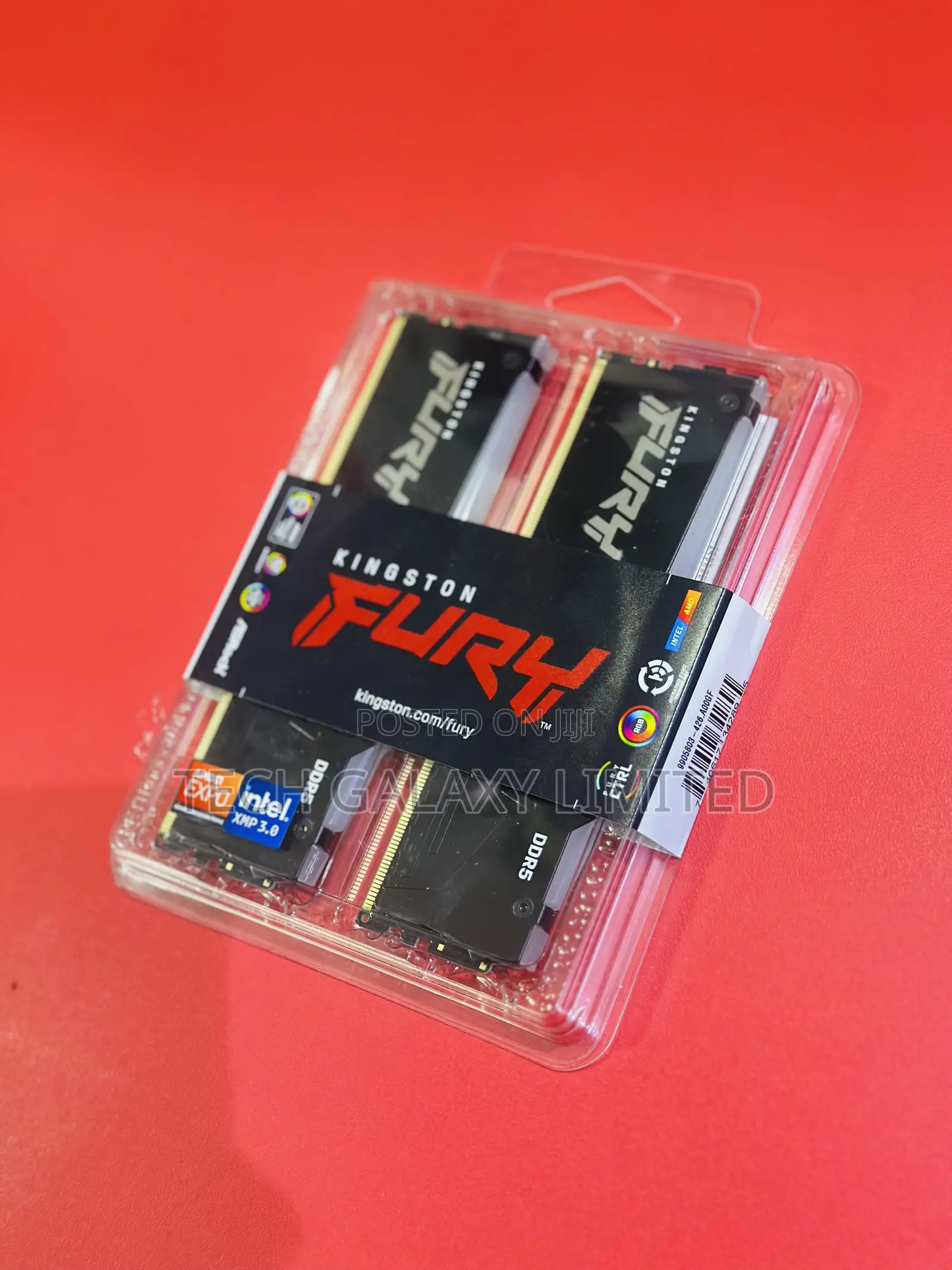 Kingston Fury Beast RGB 32gb (2x16gb) Ddr5 Desktop Ram, 6000mt/S Cl30