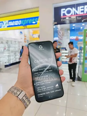 New Tecno Camon 50 256 GB Black