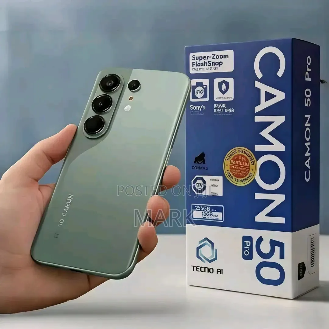 New Tecno Camon 50 256 GB Green