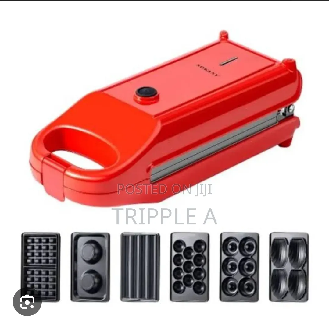 6 in 1 Sokany Sandwich Maker Set Sk BBQ 836