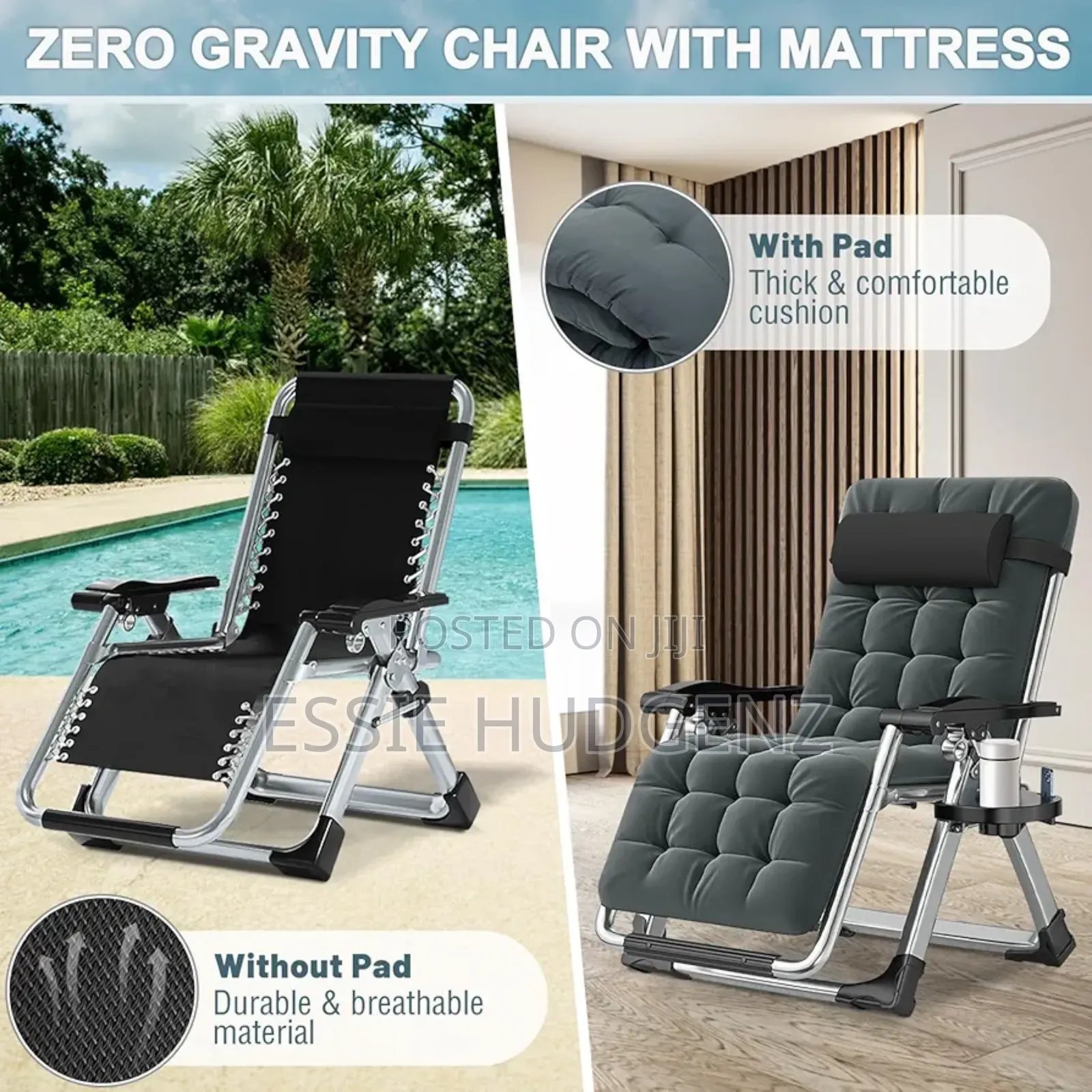 Multi Purpose Zero Gravity Chair With Aside Tray