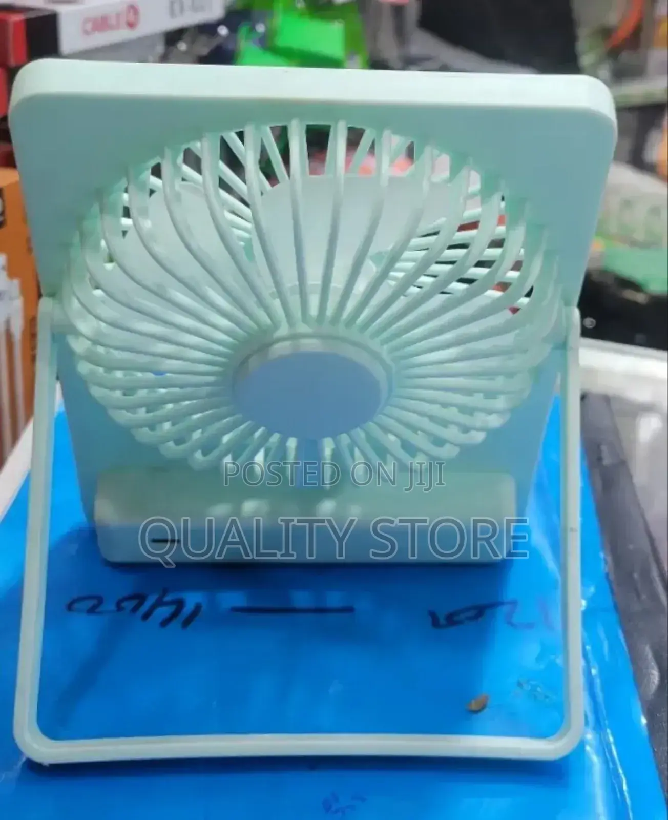 Rechargeable Desktop Fan Digital