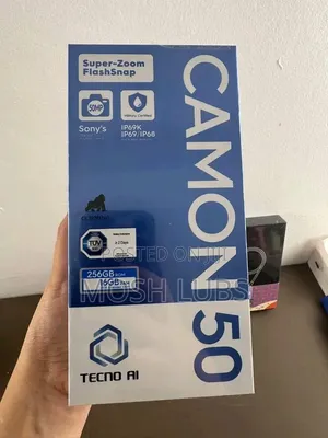 New Tecno Camon 50 256 GB Gray