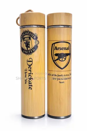 Custom Branded Bamboo Flasks Available