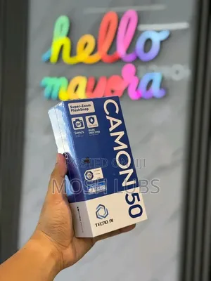 New Tecno Camon 50 256 GB Black