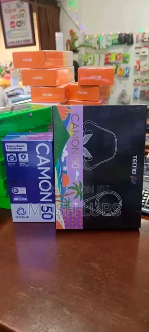 New Tecno Camon 50 256 GB Black