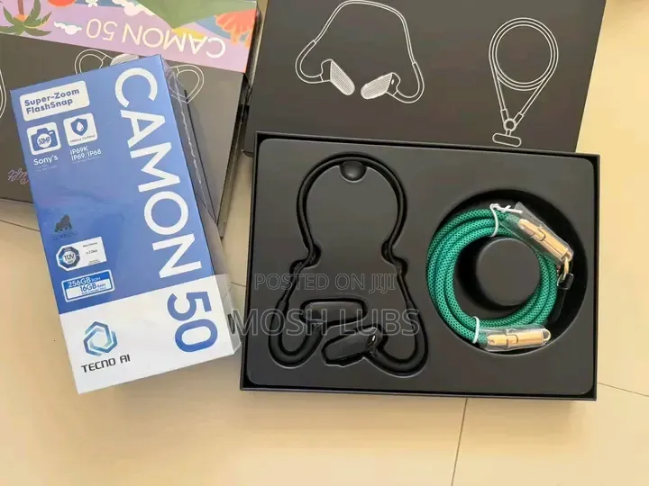 New Tecno Camon 50 256 GB Black