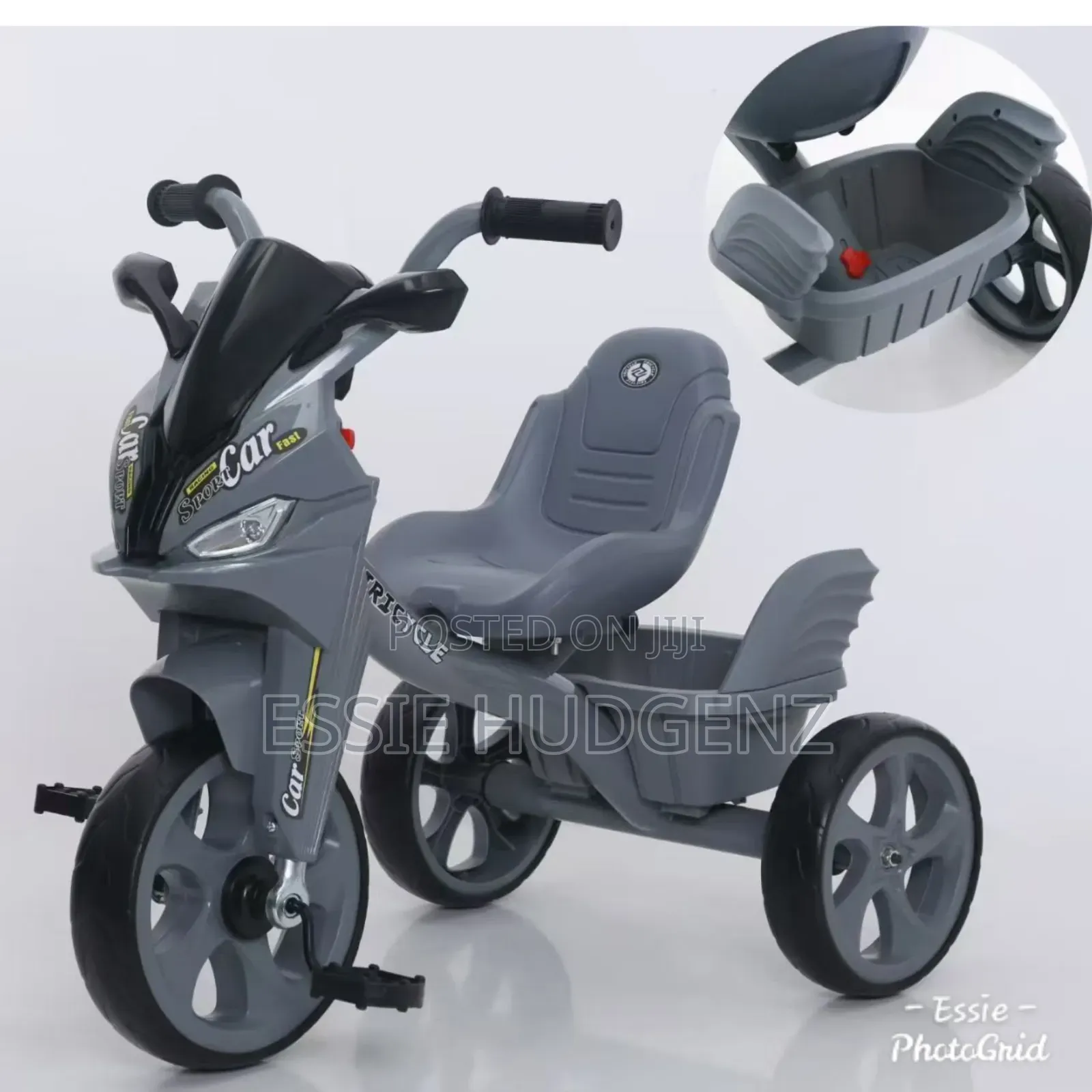 Children's Tricycle With Storage Basket