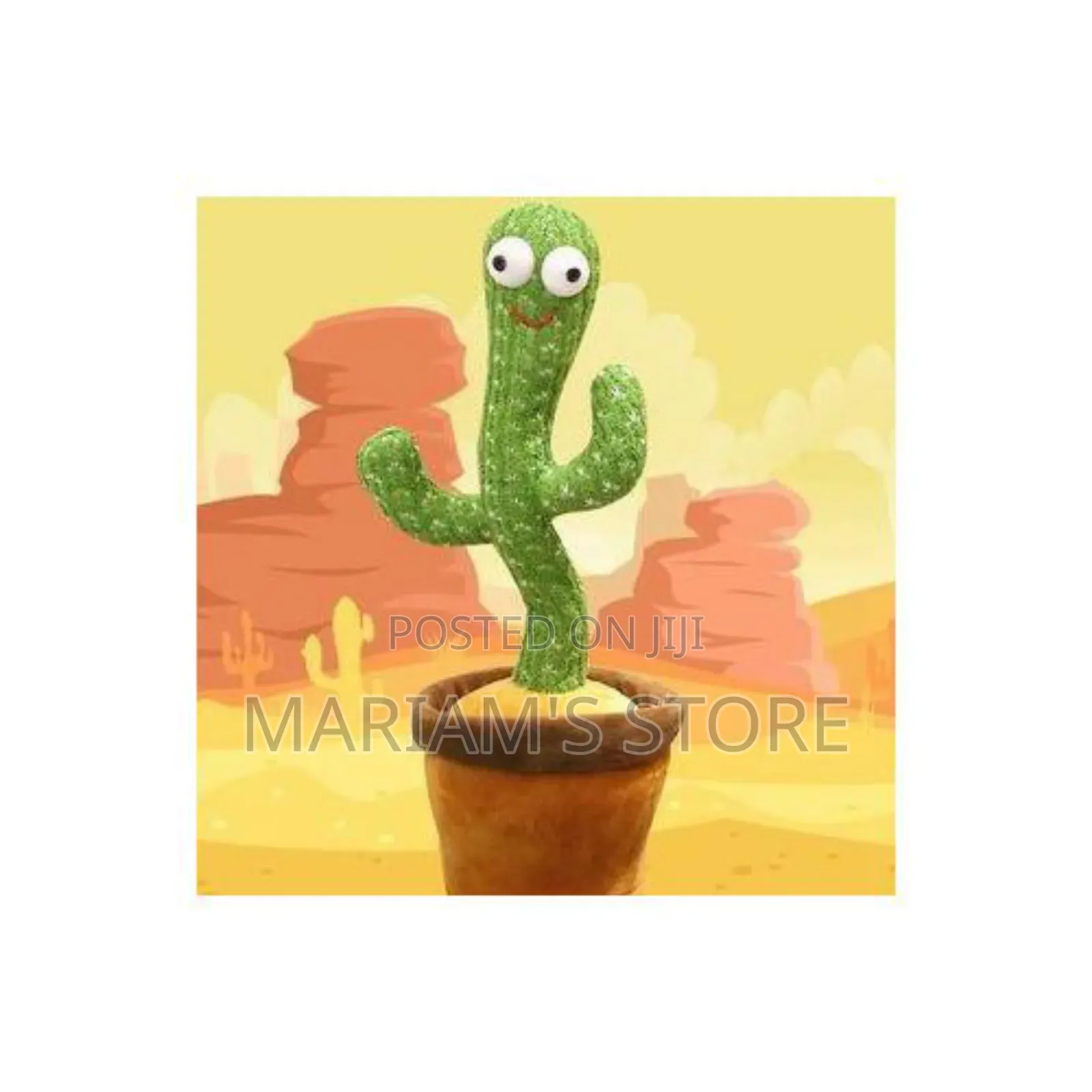 Electric Dancing Cactus Singing Holiday Gift Doll for Children