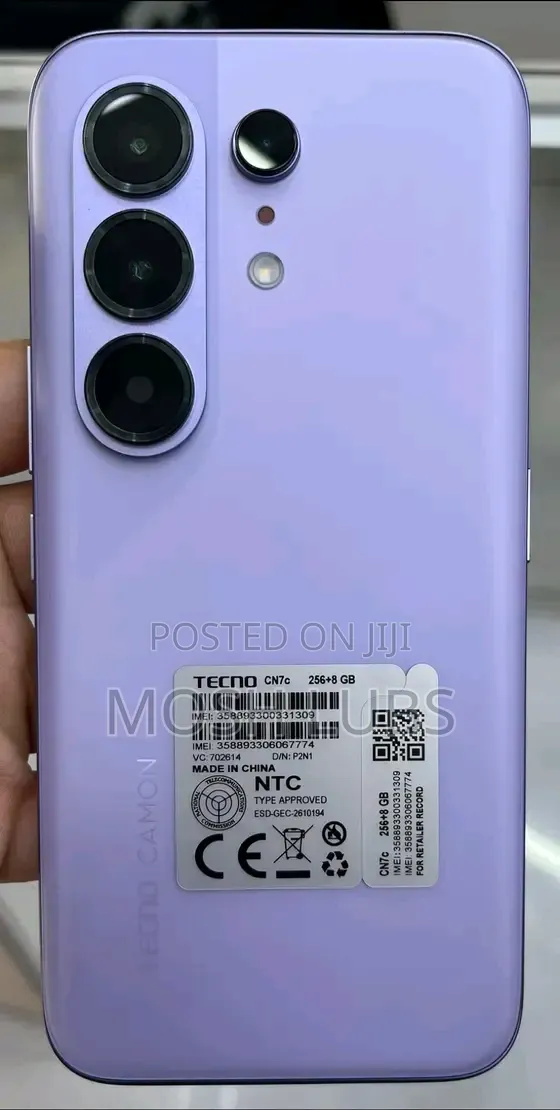 New Tecno Camon 50 256 GB Purple