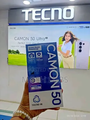 New Tecno Camon 50 256 GB Silver