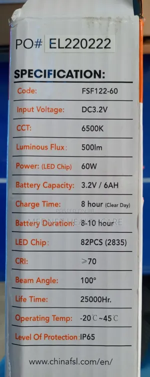 Solar Led Flood Light 60w