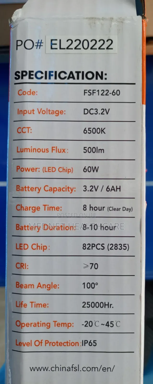 Solar Led Flood Light 60w