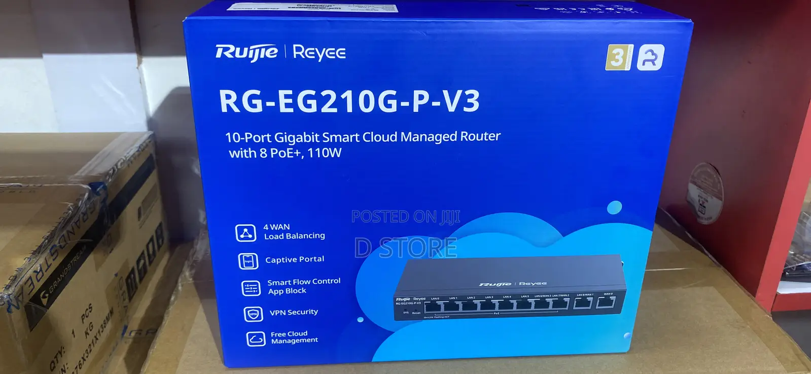Ruijie Reyee Rg-Eg210g-P-V3 Cloud Managed Router With Poe