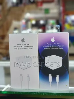 50w Usb-C+C Dual Port Power Adapter