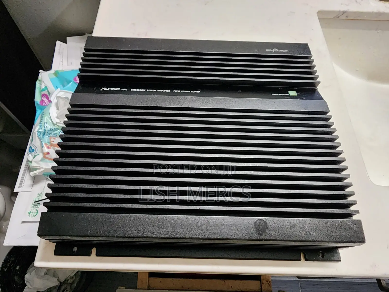 Old School Alpine 3543 – Vintage 2-Ch Audiophile Amp – Made in Japan