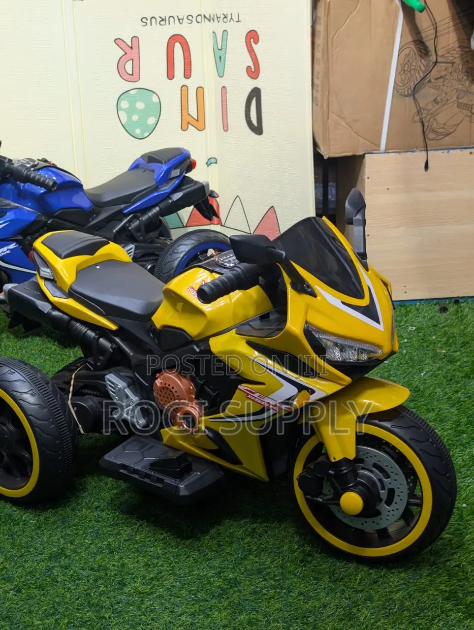 Electric Dino Moto Bike