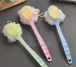 Double-sided Bath Brush And Loofah Scrubber