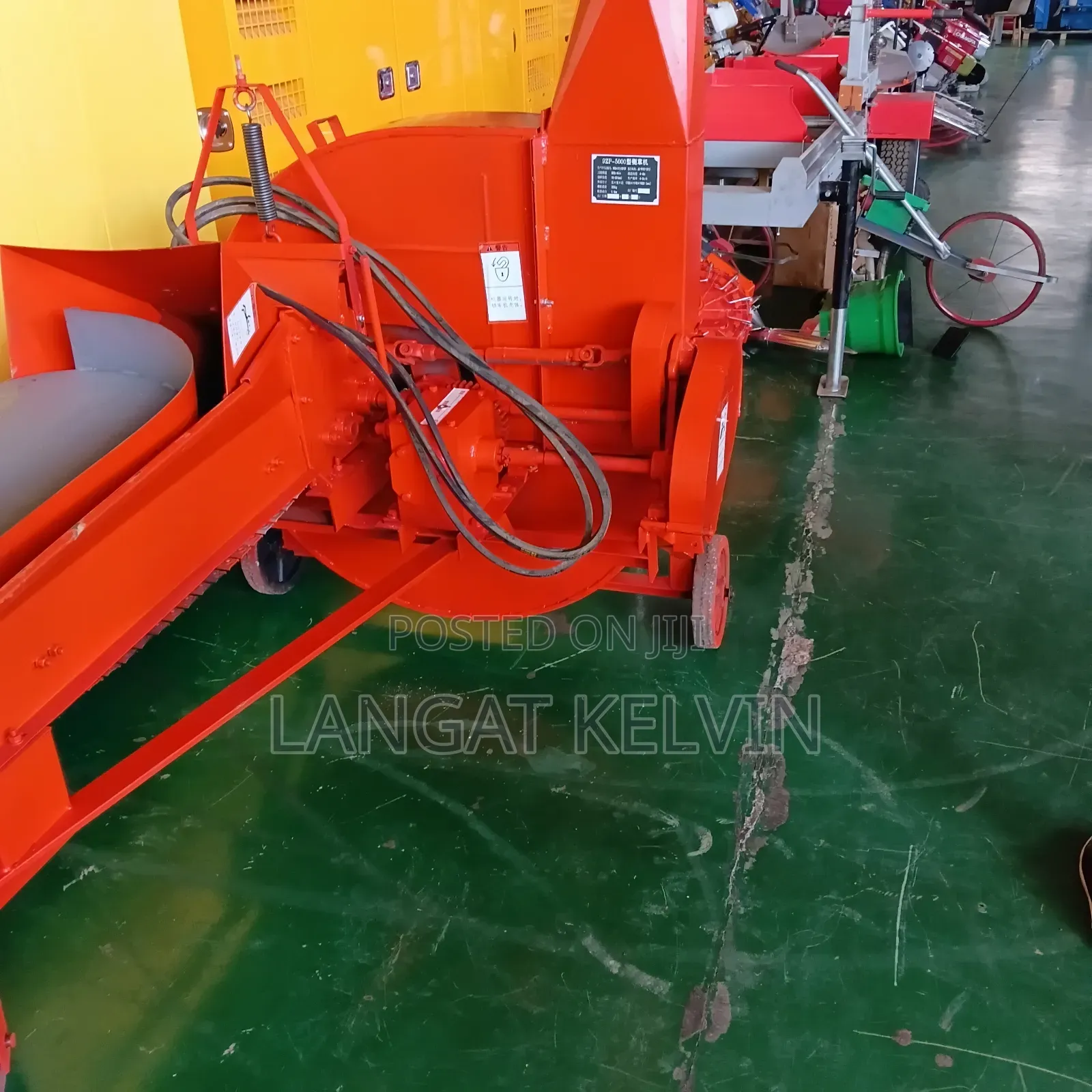 Heavy Duty Silage Chopper With 24hp Changfa Diesel Engine