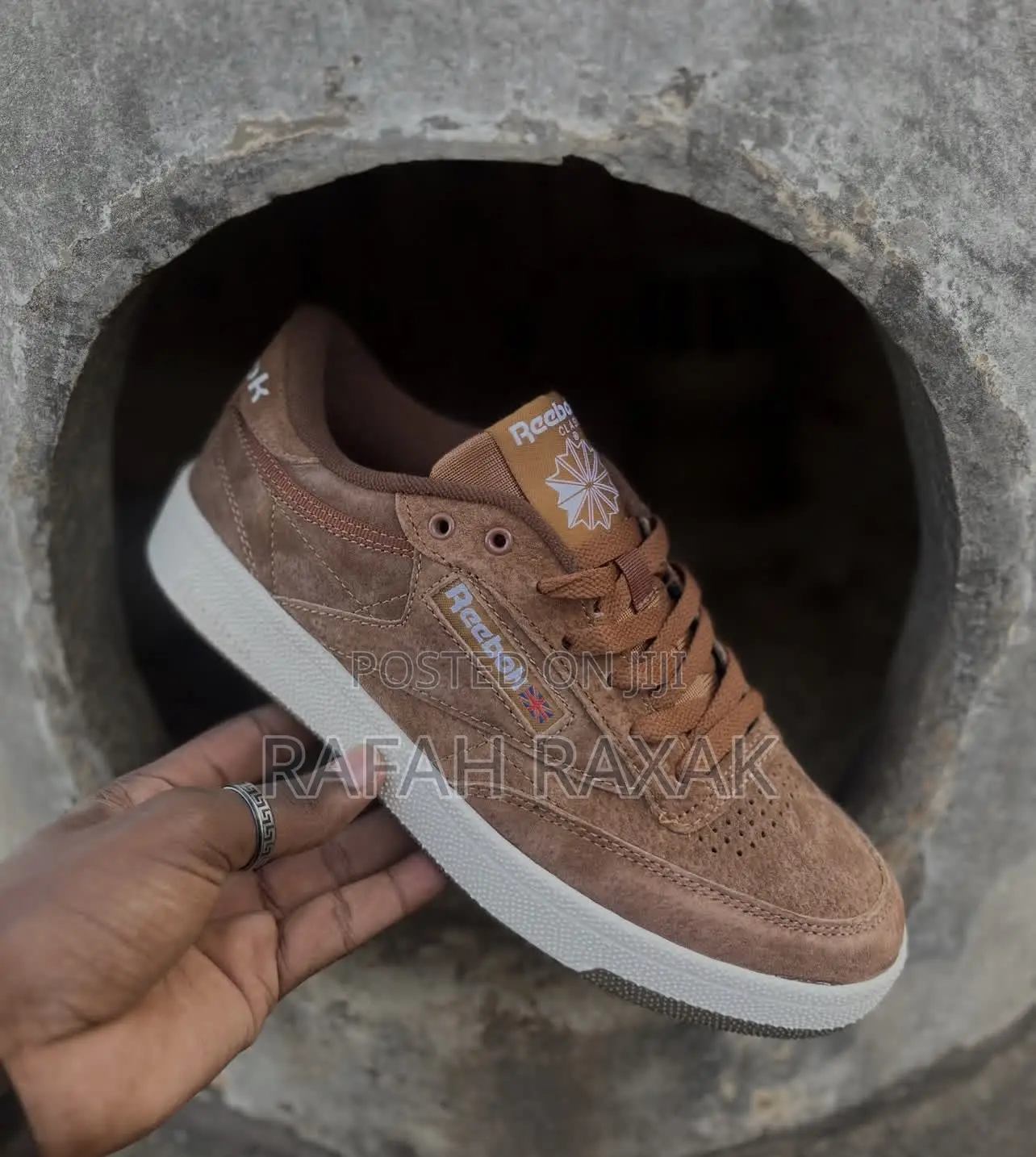 Collegiate Brown Reebook Club C 85 Sneakers