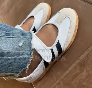 White Black Gum Adidas Sambas Ballet Shoes
