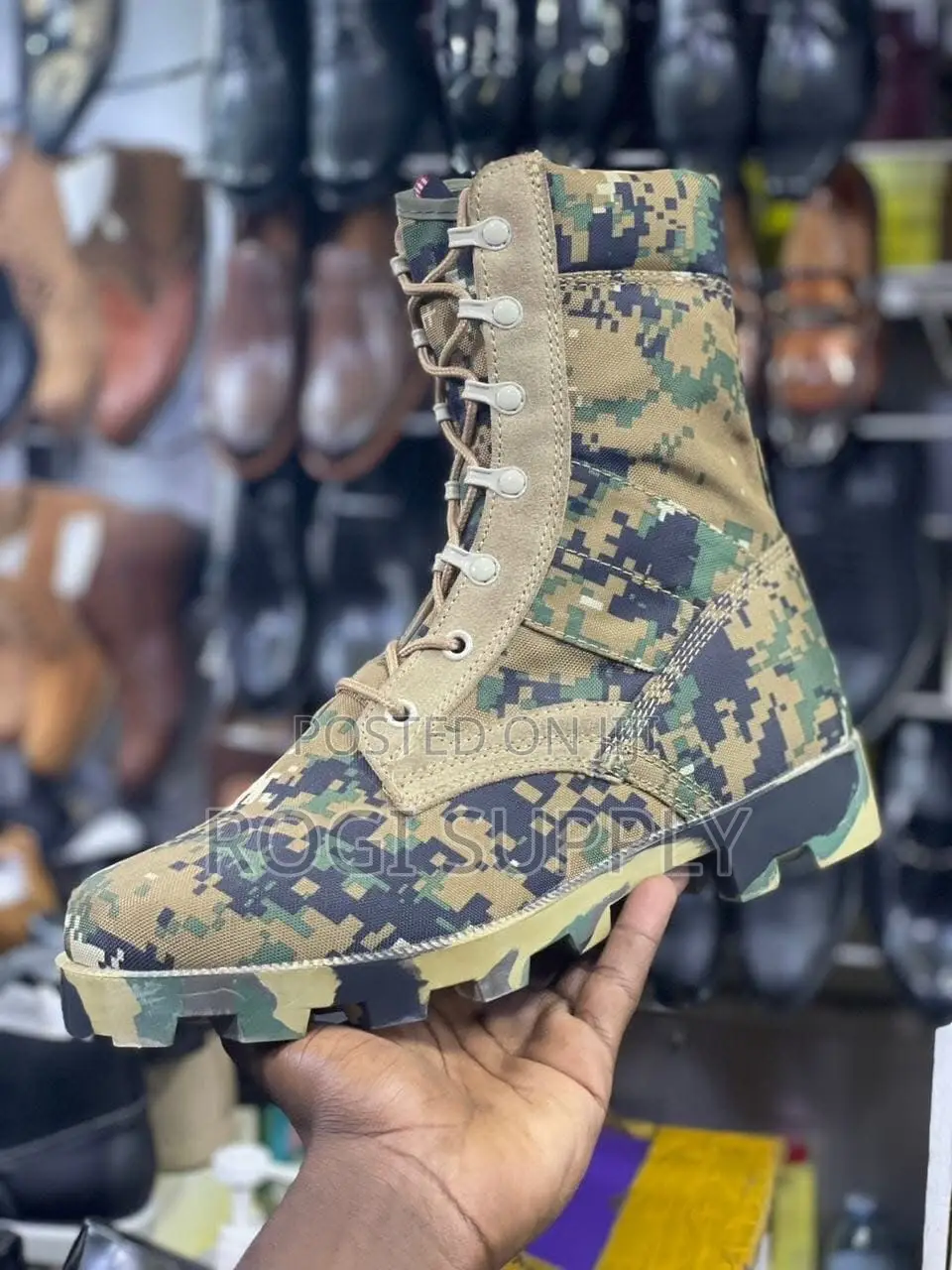 Army Boot Shoe