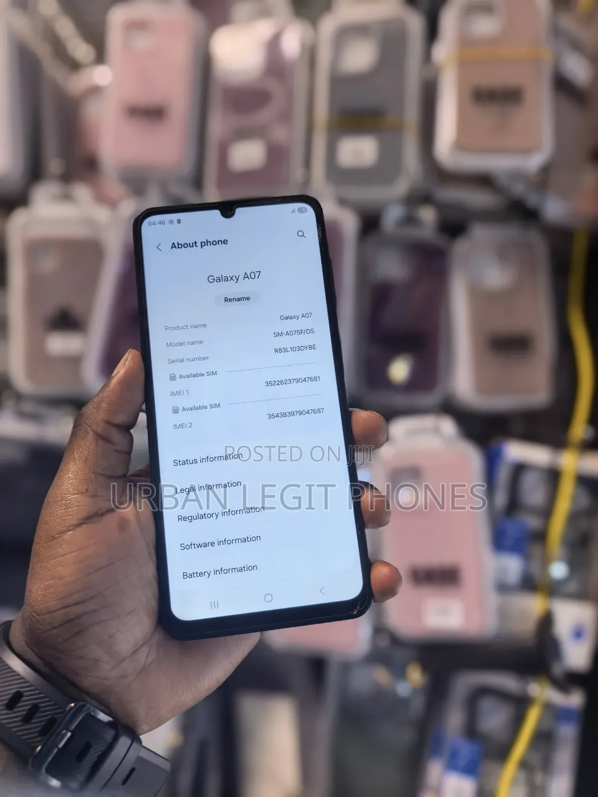Samsung Galaxy A07 4G 64 GB Black