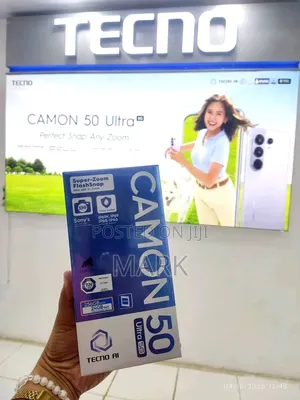 New Tecno Camon 50 256 GB Black