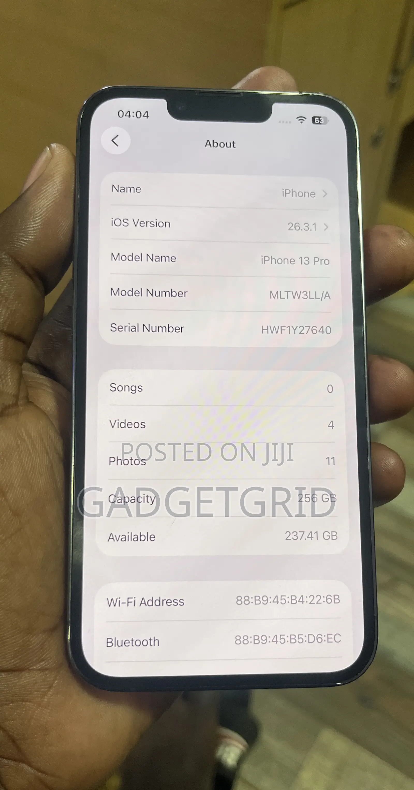 Apple iPhone 13 Pro 256 GB Black