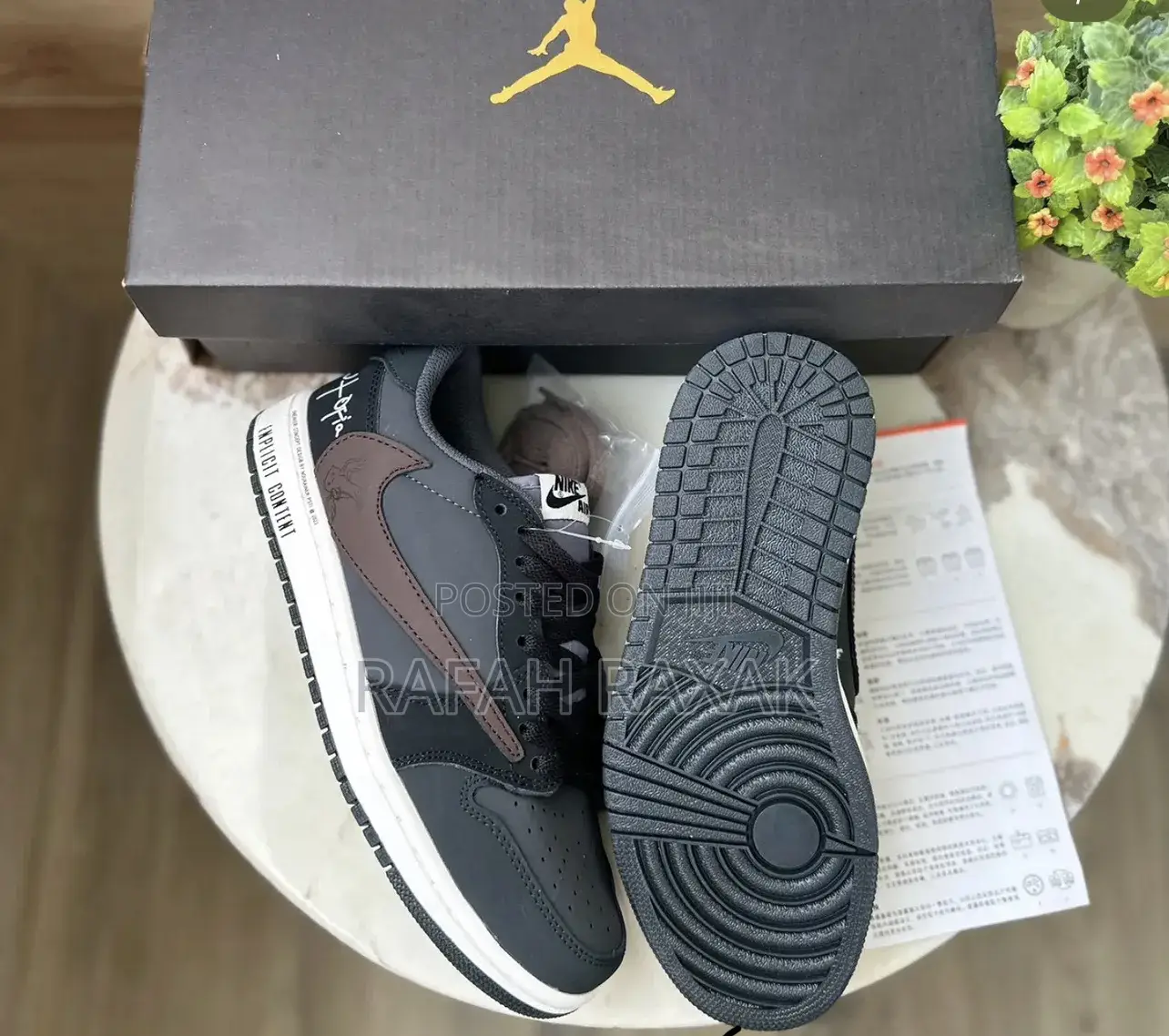 Fragment X Travis Scott Air Jordan 1low Og Sneakers
