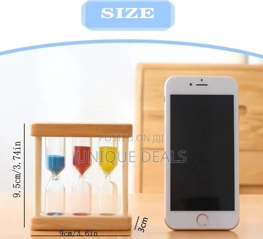Wooden Sand Hourglass Timer Wood Frame Hourglass