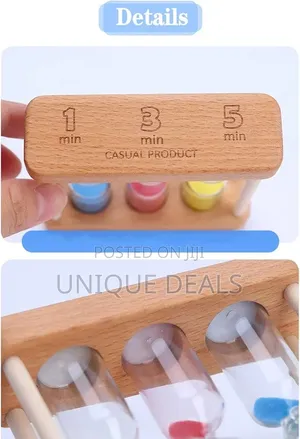 Wooden Sand Hourglass Timer Wood Frame Hourglass
