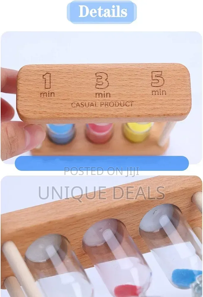 Wooden Sand Hourglass Timer Wood Frame Hourglass