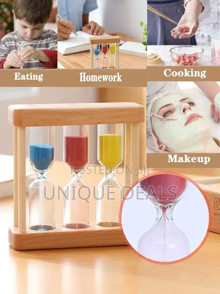 Wooden Sand Hourglass Timer Wood Frame Hourglass