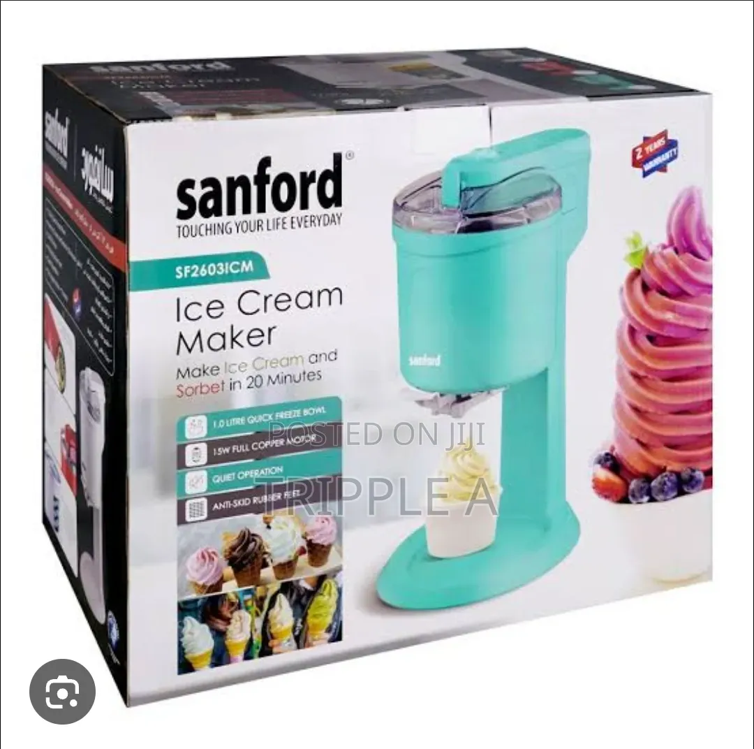 Sanford Ice Cream Maker, 100ml Bowl , 15w