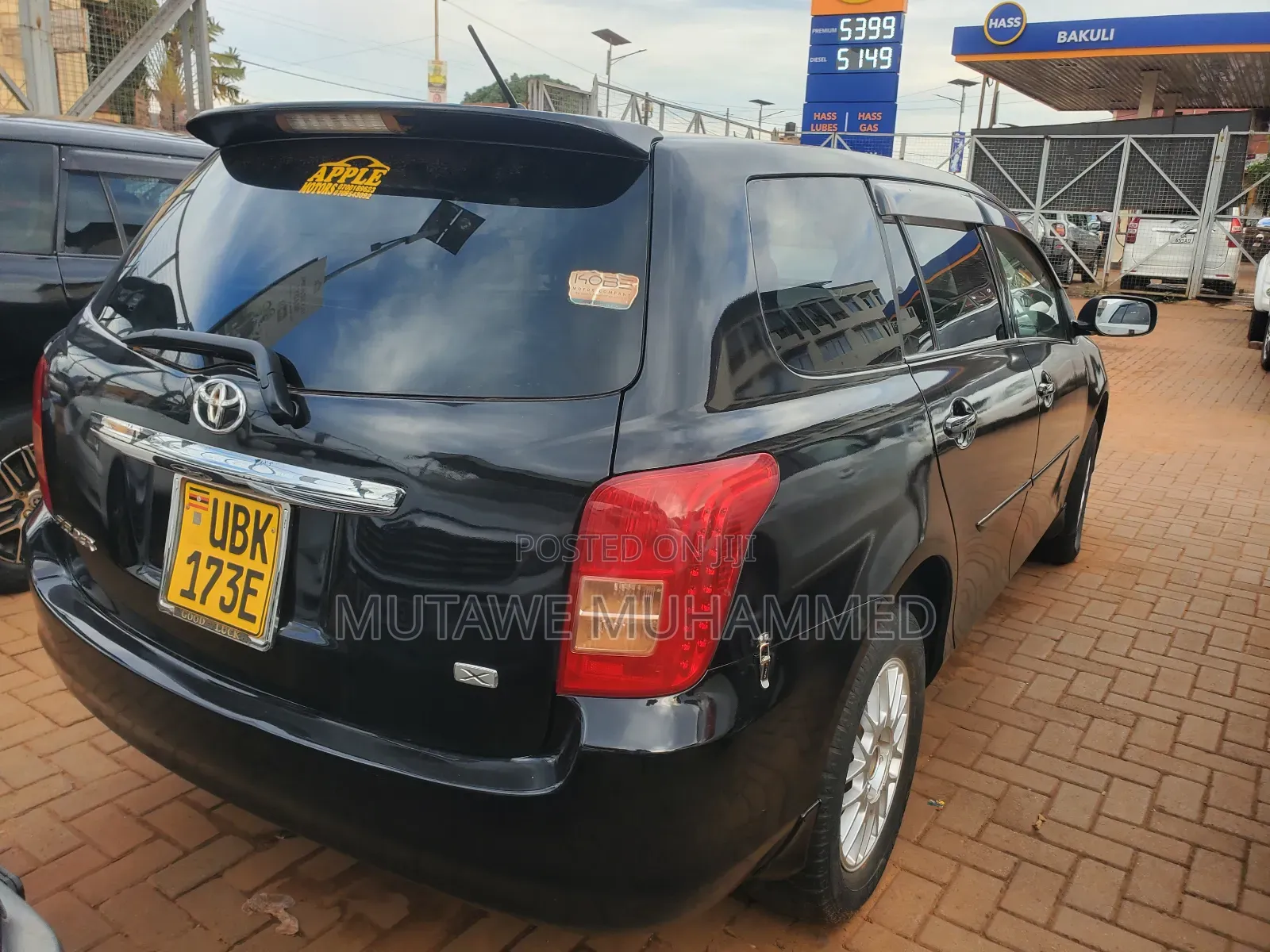 Toyota Corolla Fielder 2008 Black