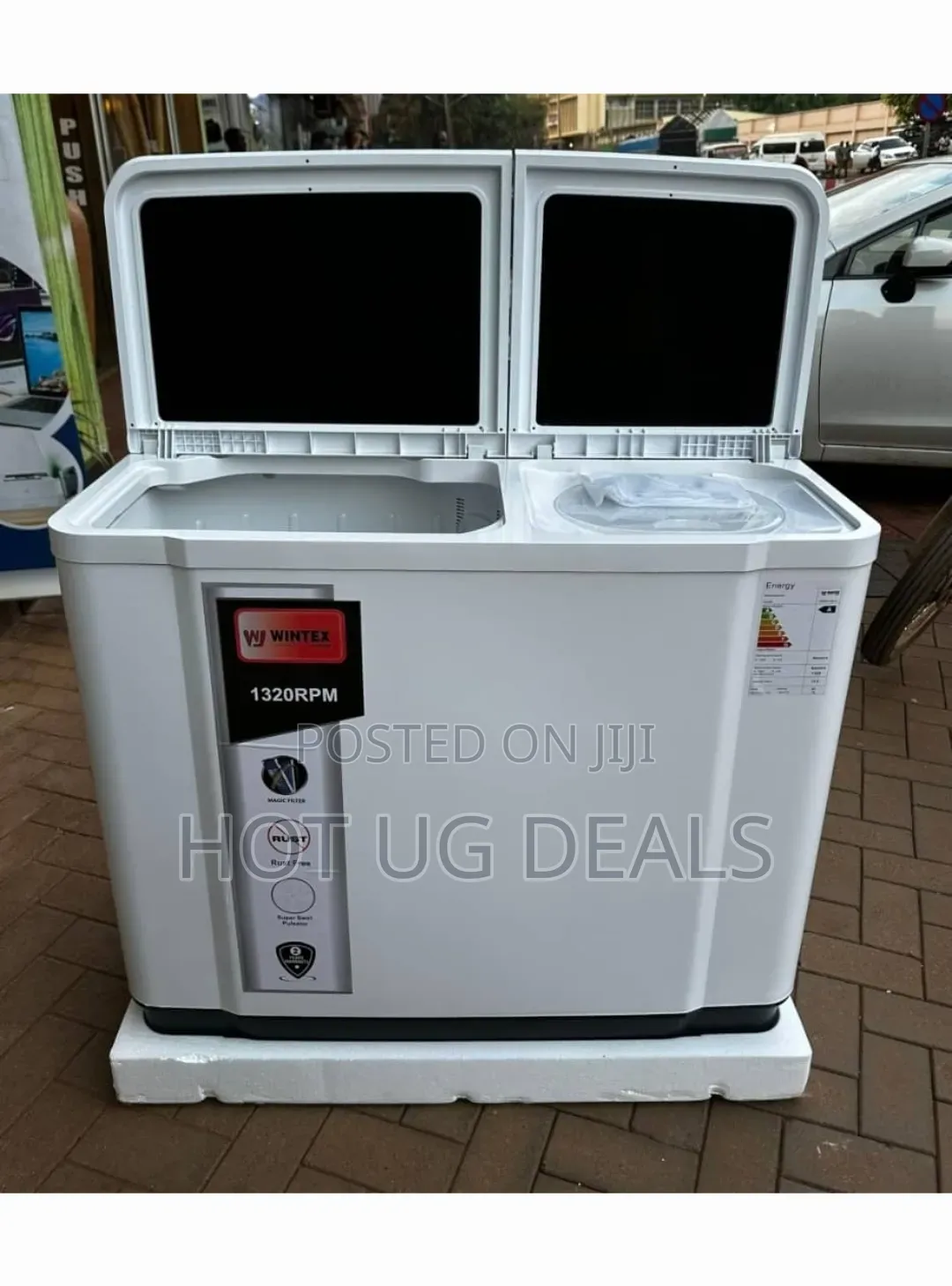 Wintex 16kg Twin-Tub Washing Machine - White