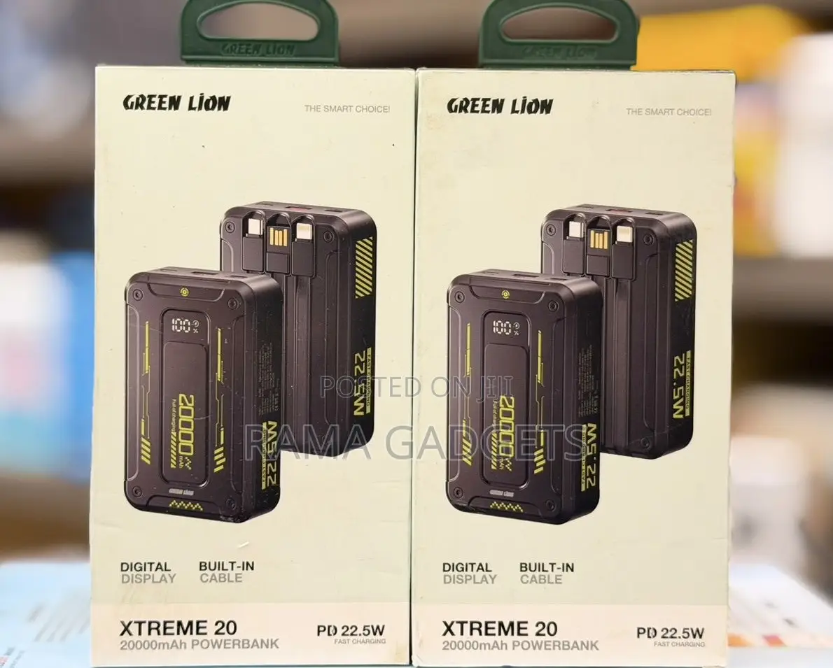 Green Lion Xtreme 20 Power Bank.