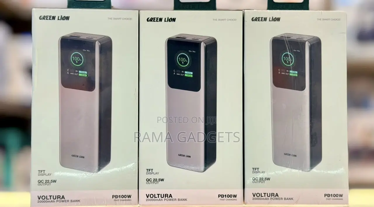 Green Lion Voltura 20000mah Power Bank.