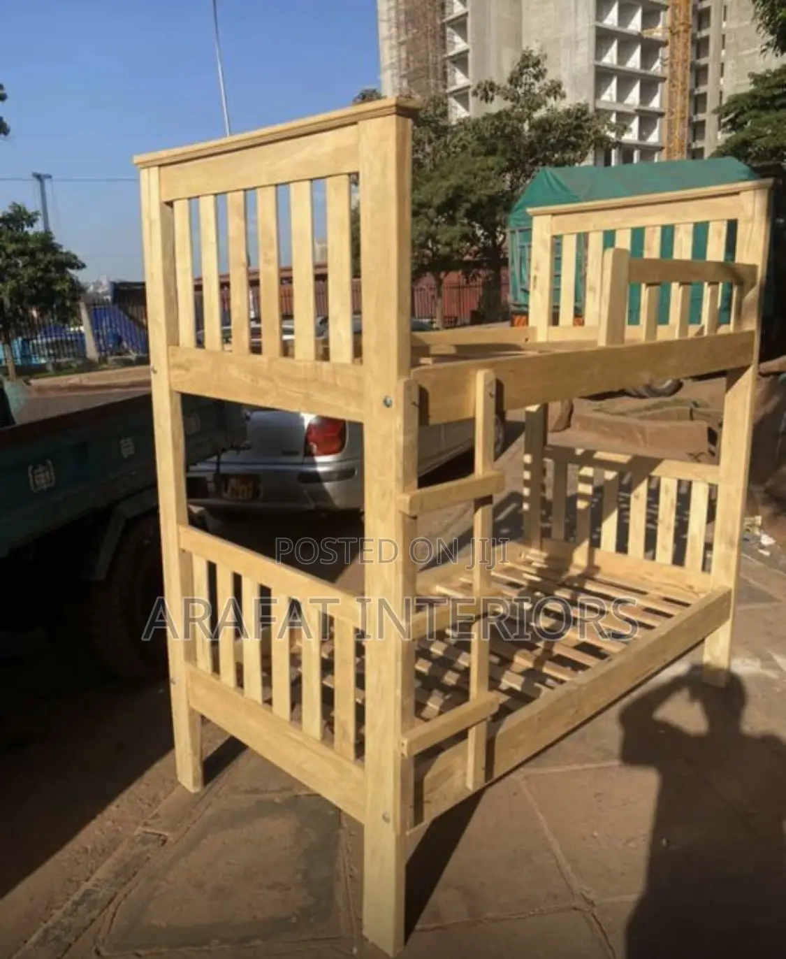 Arafat Solid Wood Bunk Bed - Twin Over Twin