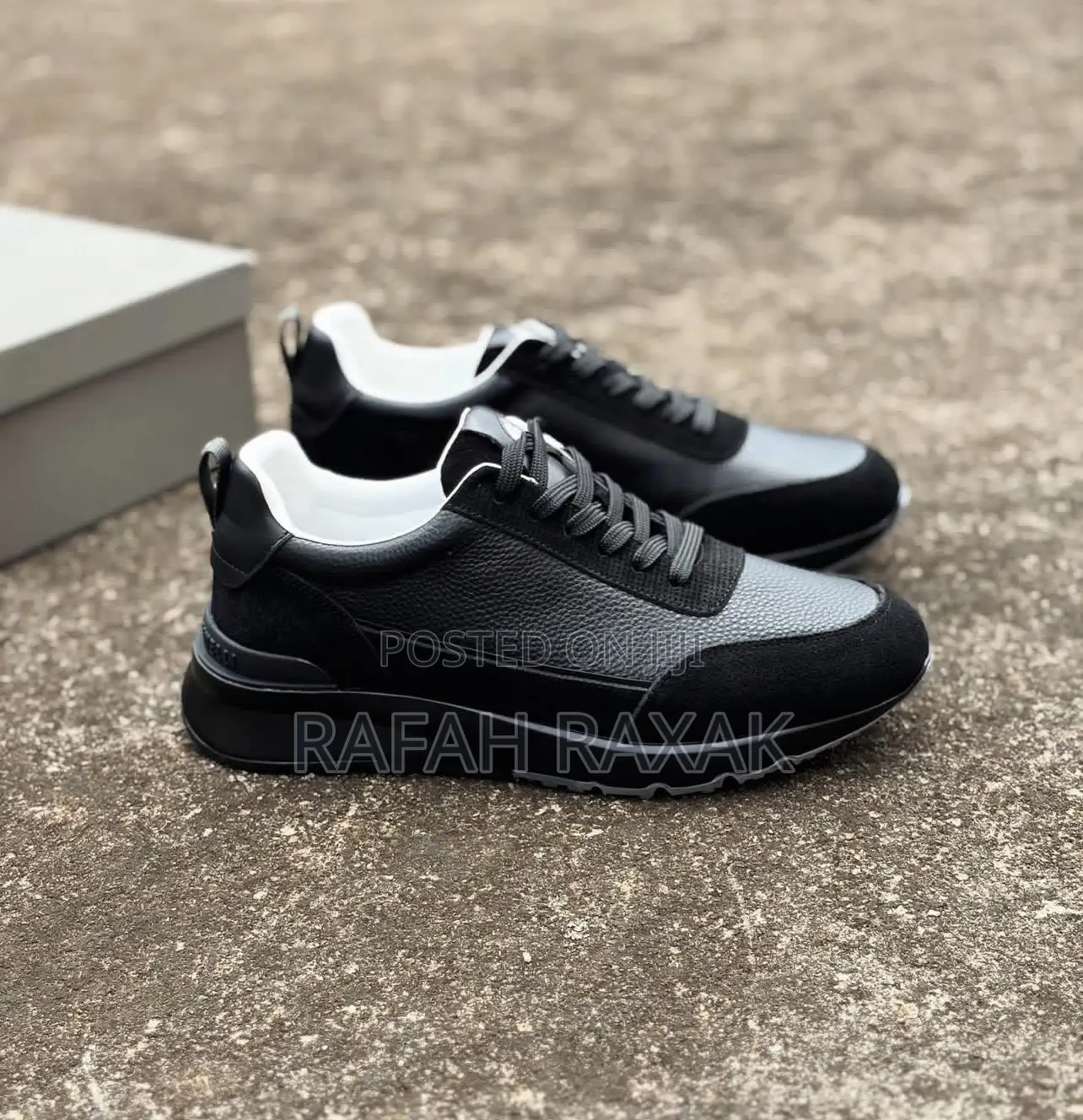 Leather Hugo Boss Low-Top Sneakers