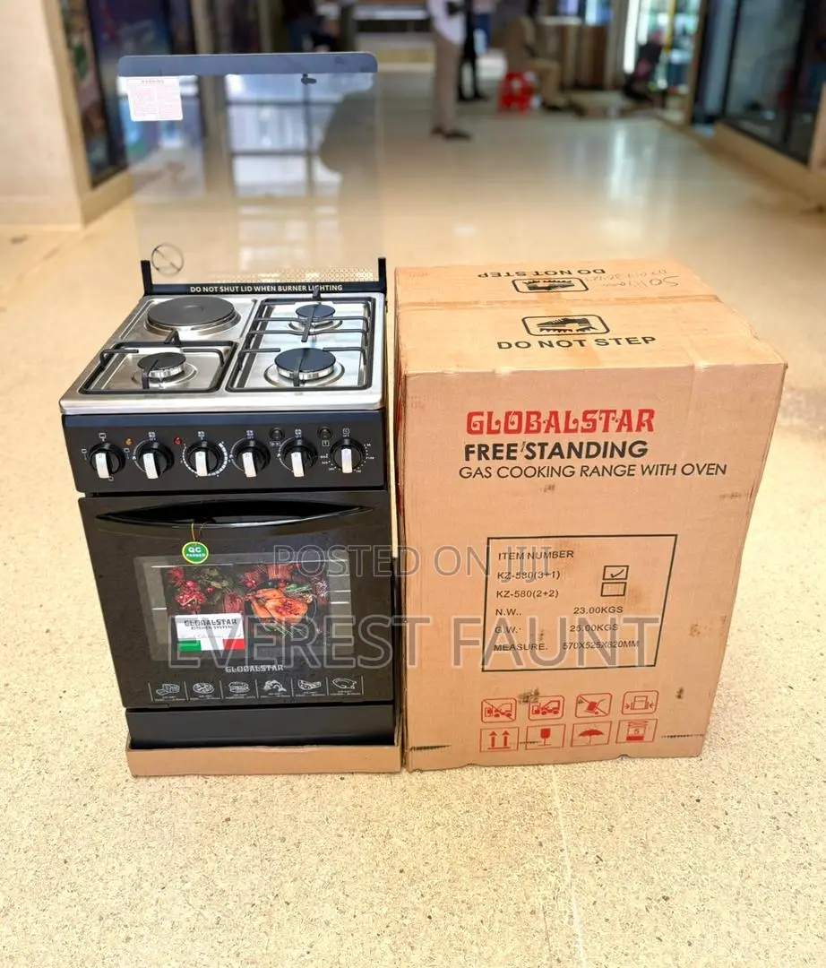 Global Star Cooker 3 Gas 1electric