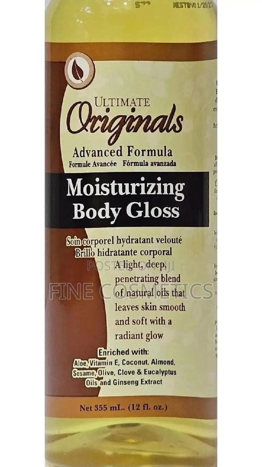 New Ultimate Originals Moisturizing Body Gloss Oil 355ml