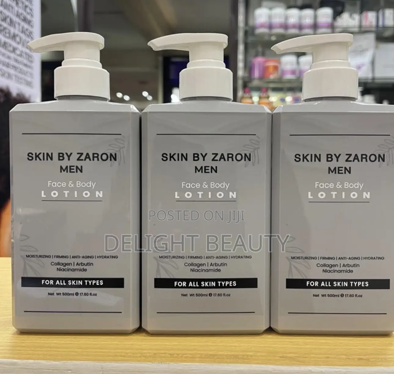 Skin by Zaron Men Face Body Lotion