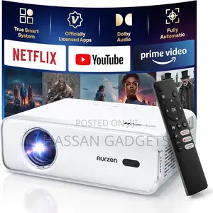 Wireless Smart Portable Projector With Youtube Netflix