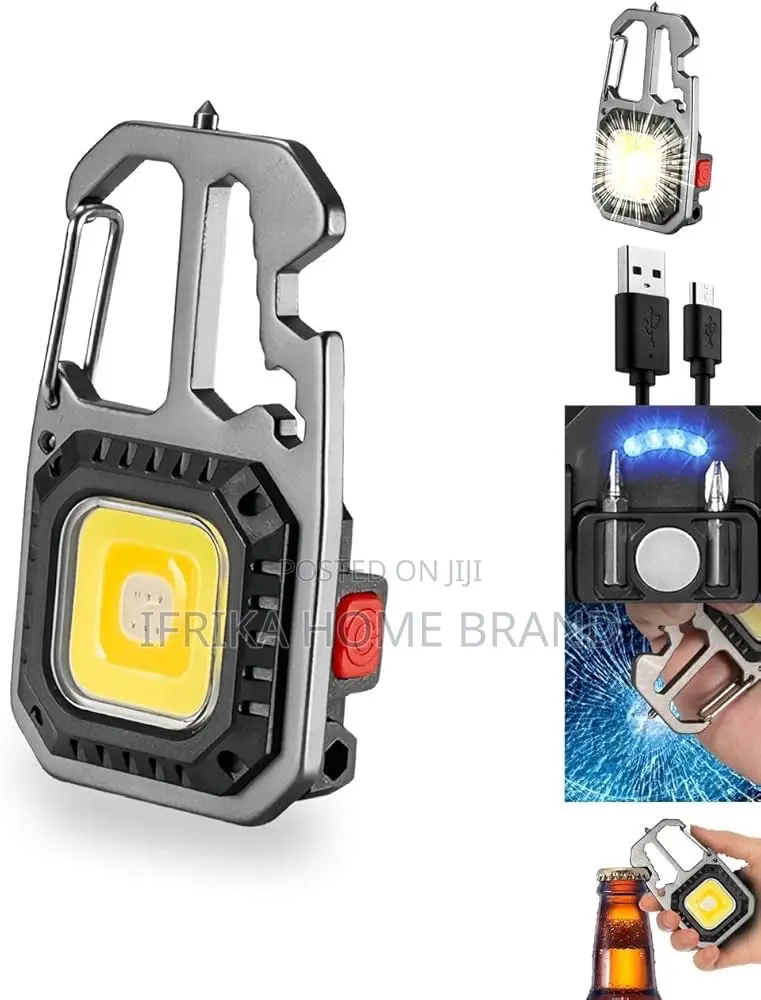 Cob Keychain Work Light,Cob Keychain Flashlight,Mini Portable Tool