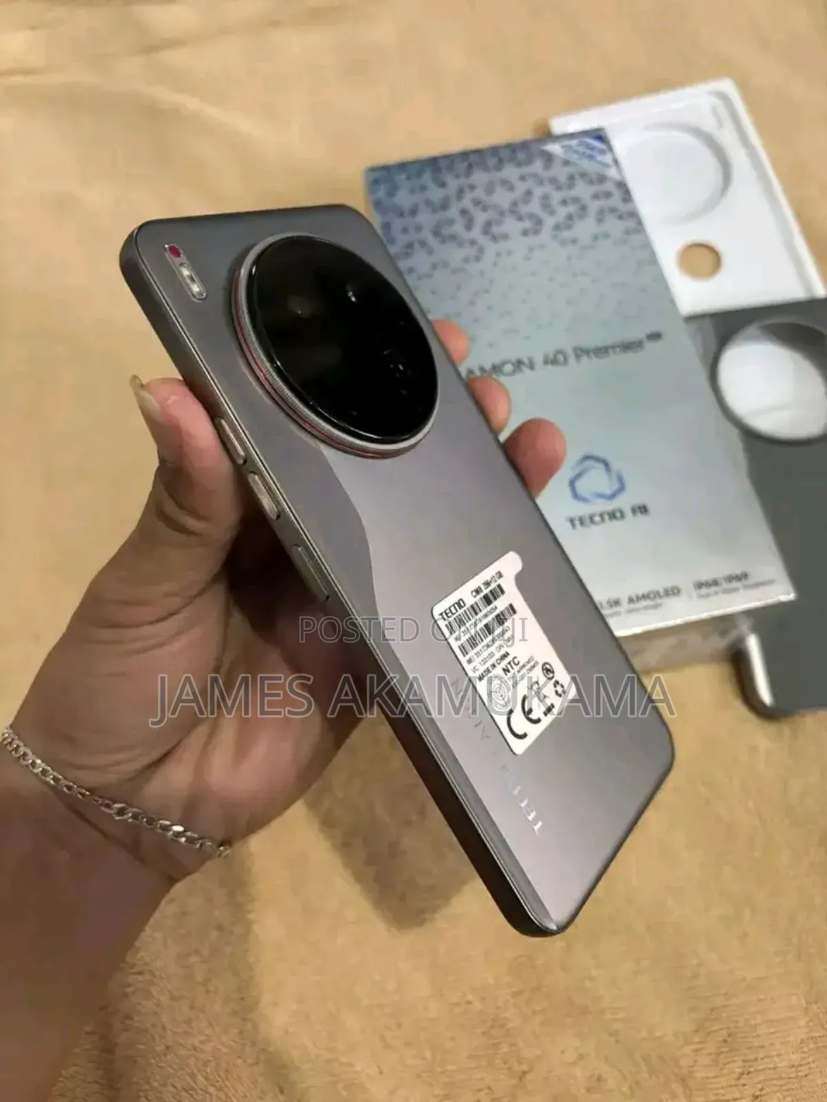 New Tecno Camon 40 Premier 256 GB Silver