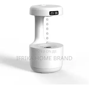 Anti-Gravity Humidifier With Clock Aroma Diffuser Levitating Water