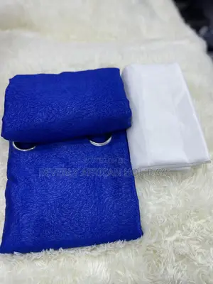 Pair of Curtains and 1net